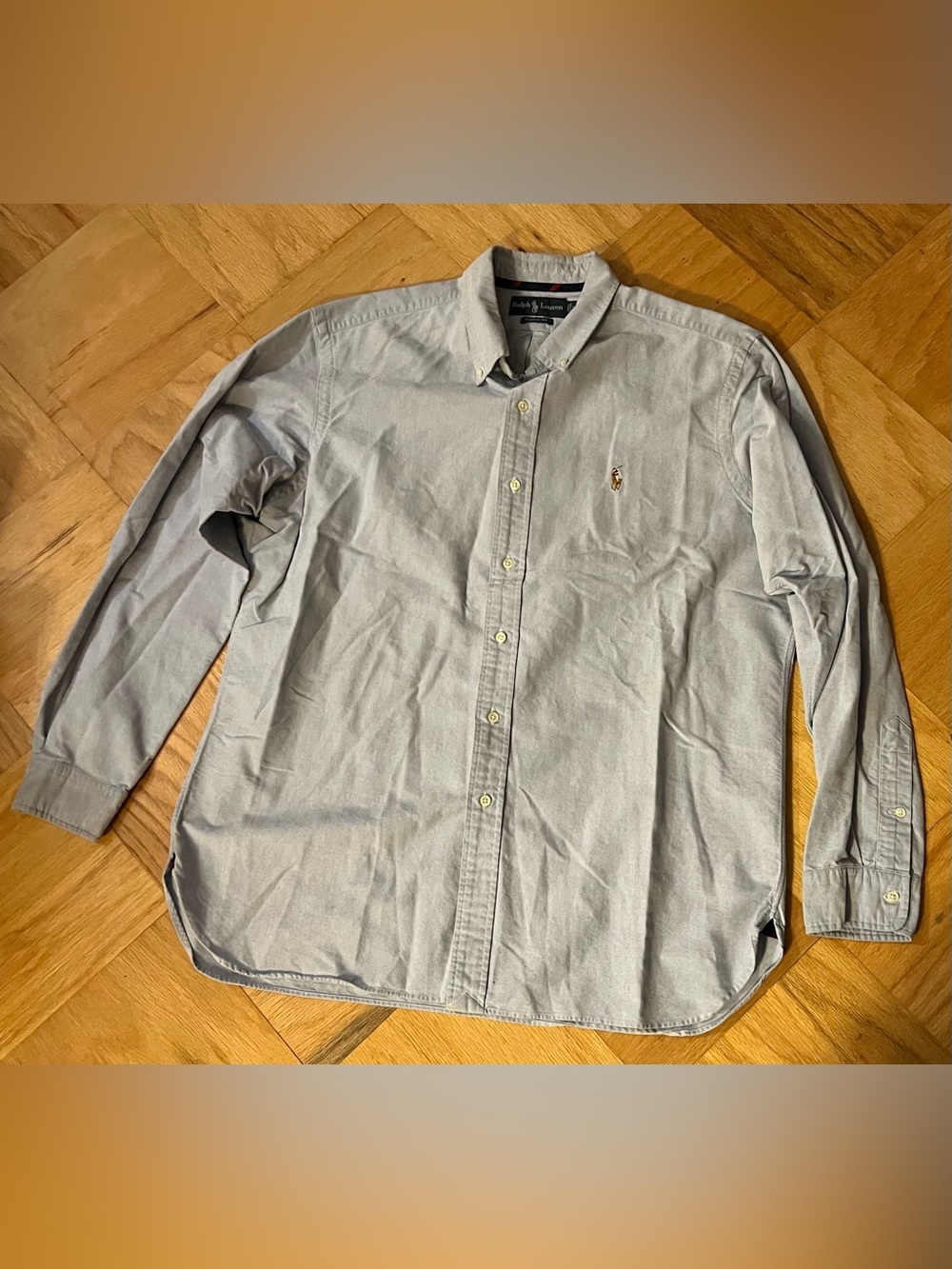 Vintage Polo Ralph Lauren Denim Long-Sleeved Button Down Shirt